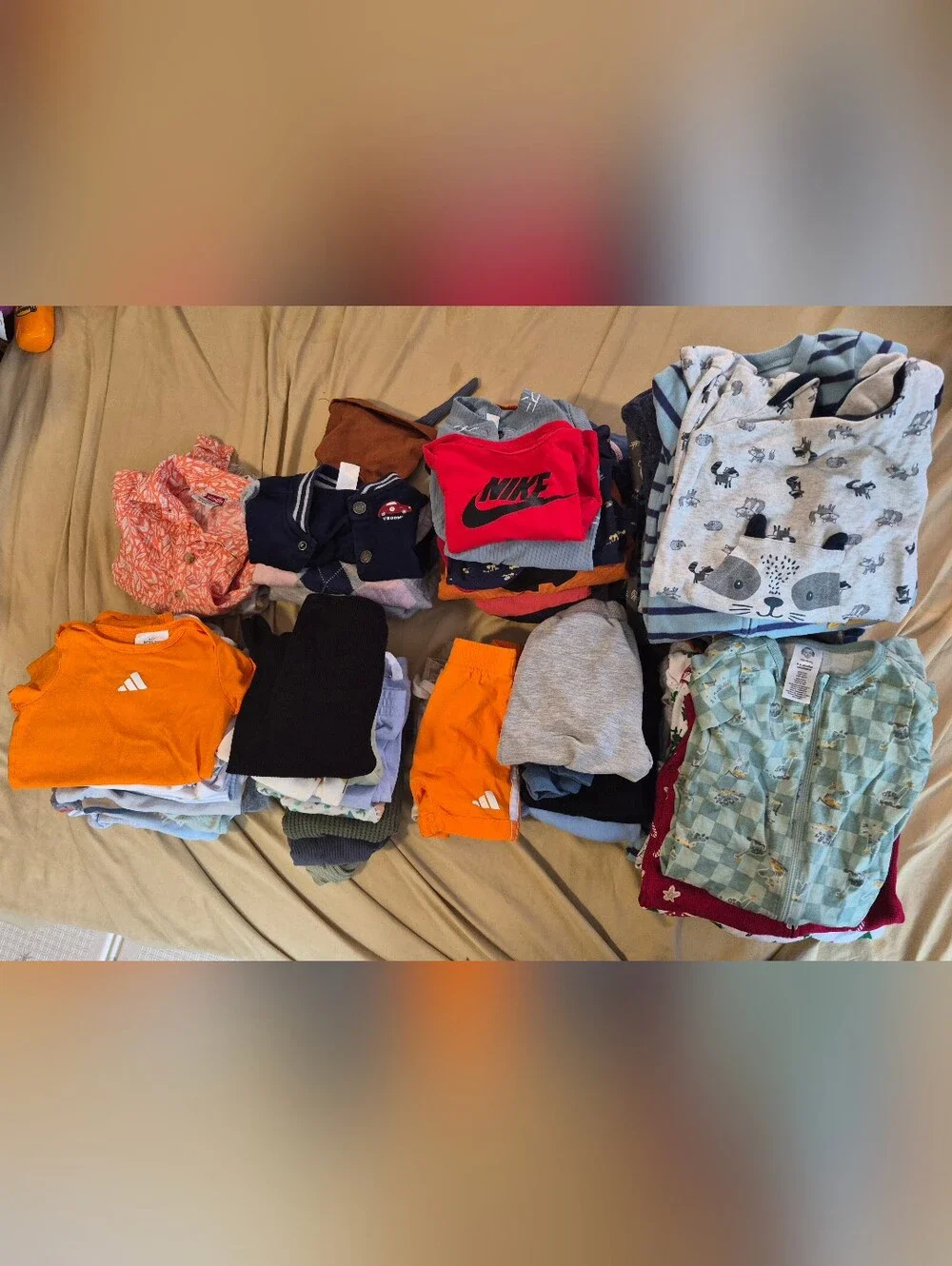 Nike & branded Kids Orange and Gray Shirt Bundle